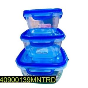 Food Storage Box Container, Pack Of 3