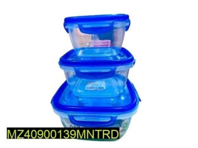 Food Storage Box Container, Pack Of 3