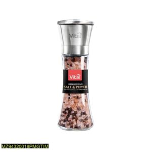 Himalayan Pink Salt & Black Pepper Grinder