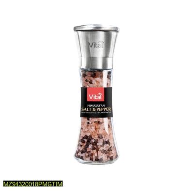 Himalayan Pink Salt & Black Pepper Grinder