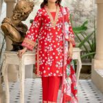 SPH-02-Safwa Praha 3-Piece Fine Digital Printed Unstitched Lawn Suit