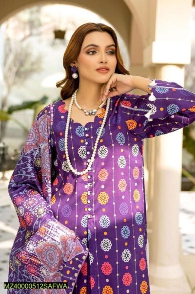 SPH-04-Safwa Praha 3-Piece Fine Digital Printed Unstitched Lawn Suit