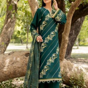 Spn-01-Safwa Spinel 3 Pcs Unstitched Embroidered Suit