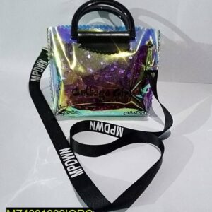 Transparent Multi-Shaded Bag Purse For Women