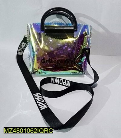 Transparent Multi-Shaded Bag Purse For Women