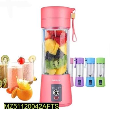 USB Chargeable Juicer Blender 6 Blades , 380 ML