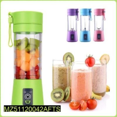 USB Chargeable Juicer Blender 6 Blades , 380 ML