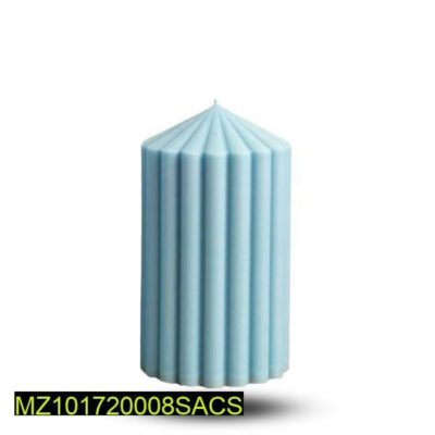 Wide Stripe Cylindrical Small Candles