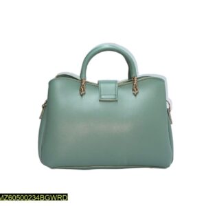 Women's PU Leather Plain Handbag