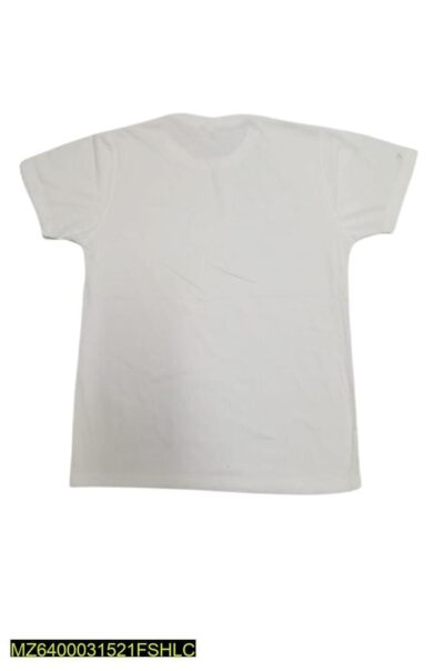 1 Pc Unisex Stitched Cotton Plain T-Shirt -Cool