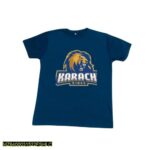 Show your support for Karachi Kings with this Unisex Stitched PSL Cotton Printed T-Shirt in Blue. Perfect for all fans!