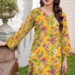 2 Pcs Women's Unstitched Dhanak Printed Suit