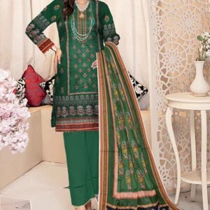 Amna. B Husn -E- Yousaf 3 Pcs Women's Unstitched Lawn Embroidered Suit