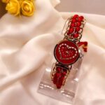 Bracelet Watch For Girls-Red