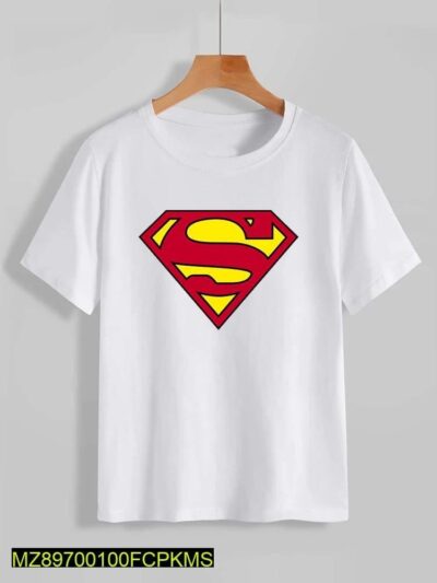 Unisex Cotton Printed T-Shirt - Superman Design