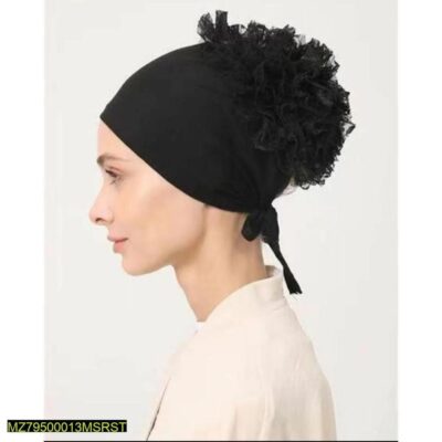 Women's Cotton Plain Hijab Cap