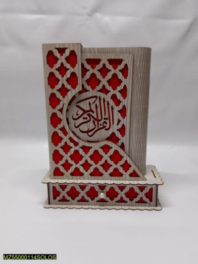 Wooden Engraved Quran Box - Set Of 2