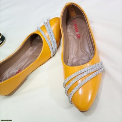 Yellow Stones Pumps