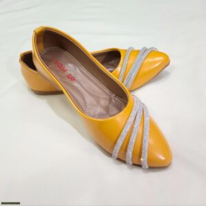 Yellow Stones Pumps