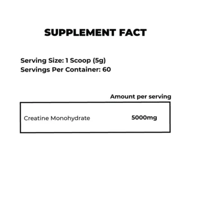 CREATINE 5000 MG by Proscience