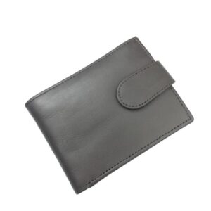 Leather Bi-Fold Wallet, Brown