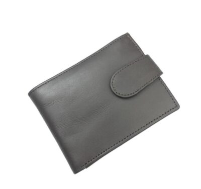 Leather Bi-Fold Wallet, Brown