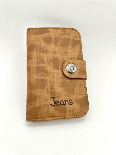 Men's Leather Plain Bi-Fold Wallet