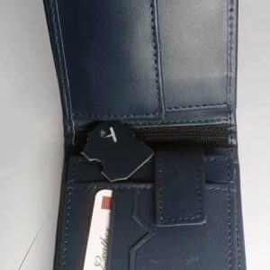 Men's Leather Plain Bifold Wallet