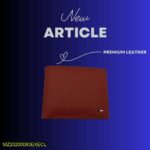 Men's Leather Plain Bifold Wallet