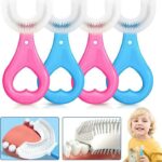 Silicone U-Shaped Toothbrush For Kids - Pack of 4