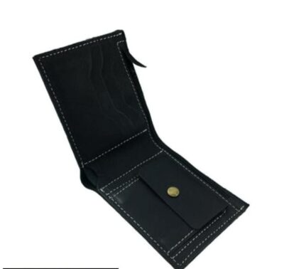 Treasure Trunk Leather Wallet, Black