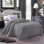 Fleece Plain Double Bed Blanket