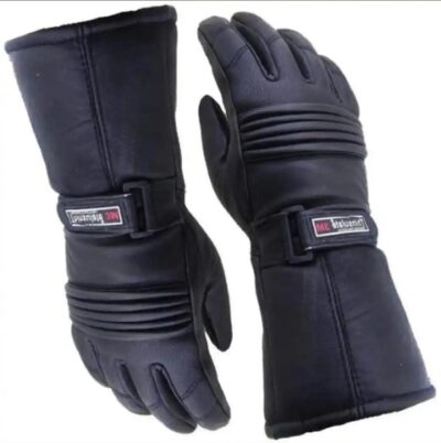 Leather Gloves, Black