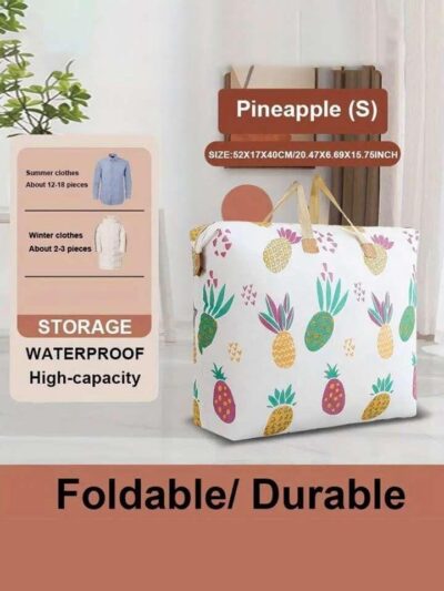 Pineapple Pattern Cotton Storage Bag