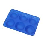 Techmanistan-6 Grids Silicone Cupcake Mold